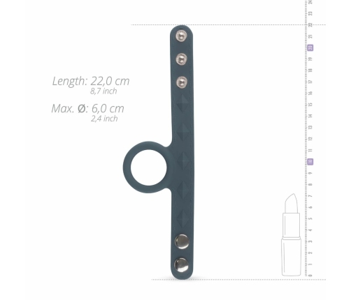 Boners Adjustable Silicone Intimate Strap S/M - Ergonomic Fit