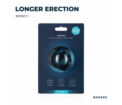 Boners 8-Style Adjustable Silicone Ring System for Gentle Support