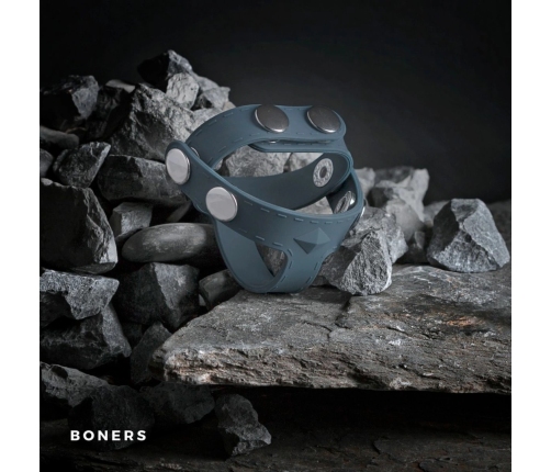 Boners T-Shape Silicone Adjustable Ring System Grey