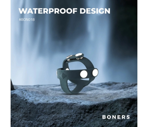 Boners T-Shape Silicone Adjustable Ring System Grey