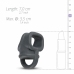 Boners Liquid Silicone Anatomical Ball Separator - Flexible Black