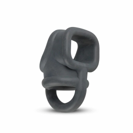 Boners Liquid Silicone Anatomical Ball Separator - Flexible Black