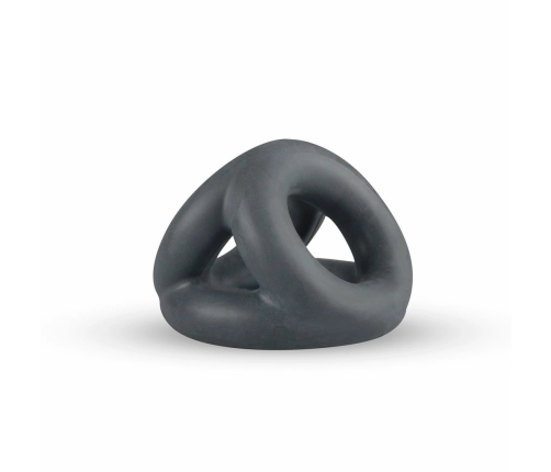 Boners Open Cocksling Triple Silicone Support Ring System Black
