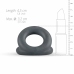 Boners Open Cocksling Triple Silicone Support Ring System Black