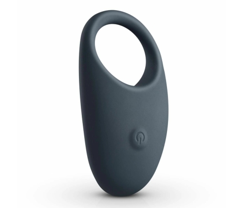 Boners Rechargeable Vibrating Silicone Partner Ring, 10 Modes, Blue