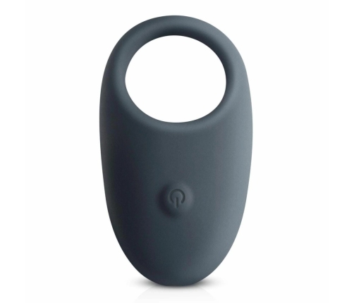Boners Rechargeable Vibrating Silicone Partner Ring, 10 Modes, Blue