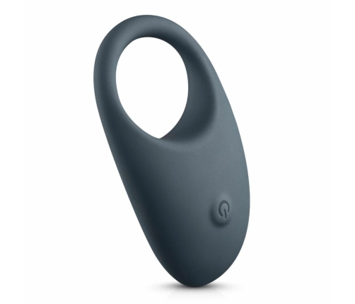 Boners Rechargeable Vibrating Silicone Partner Ring, 10 Modes, Blue