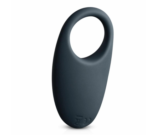 Boners Rechargeable Vibrating Silicone Partner Ring, 10 Modes, Blue