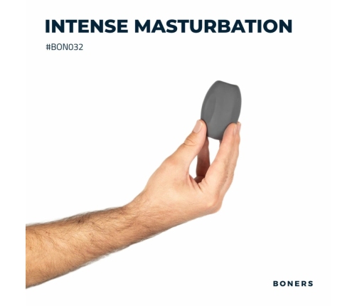 Boners Flexible Intimate Training Device with Textured Interior, Clear