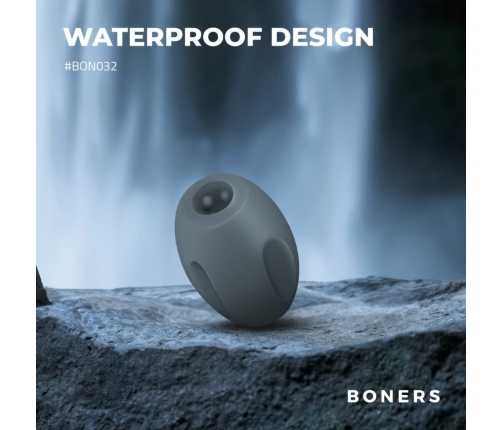 Boners Flexible Intimate Training Device with Textured Interior, Clear