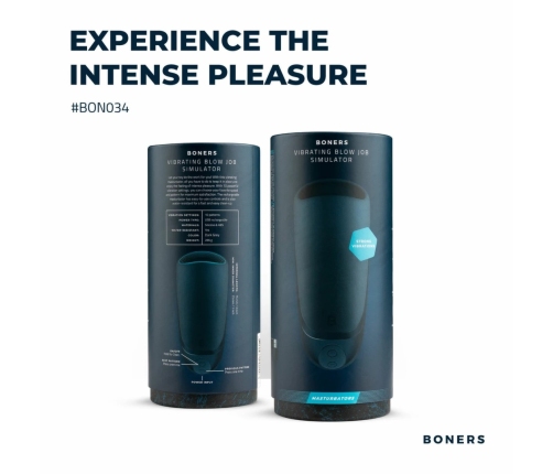 Boners Intimate Machine Vibrating Simulator 10 Modes Silicone Grey