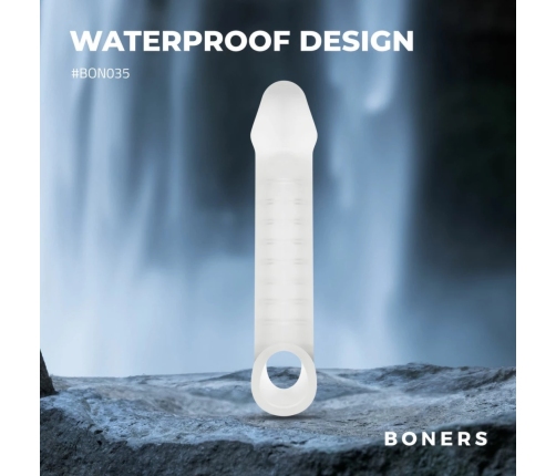 Boners Extension Sleeve Silicone Support Model Transparent 20 cm