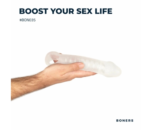 Boners Extension Sleeve Silicone Support Model Transparent 20 cm