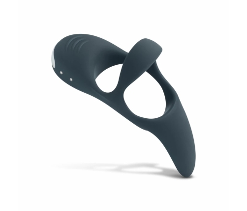 Boners Triple Ring Blue - Silicone Intimate System, USB Rechargeable