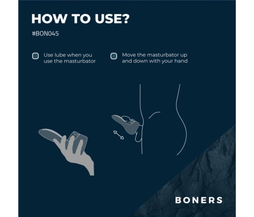 Boners Electric Intimate Machine Blue - Open System, Waterproof, Adjustable Vibration