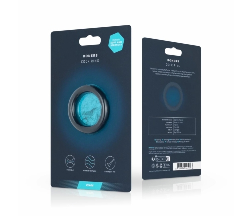 Boners Ergo Silicone Comfort Ring - Flexible Anatomical Design