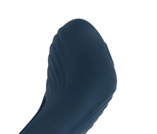 Boners Vibrating Ring with 10-Mode Stimulation System, Black, Flexible