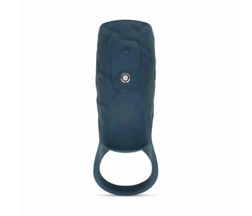 Boners Intimate Vibrating Sleeve Blue Rechargeable Adjustable Fit