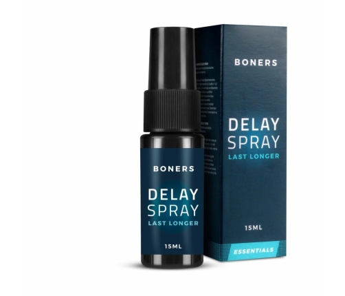 Boners Delay Spray 15ml - Prolonged Action Formula, Discreet Size