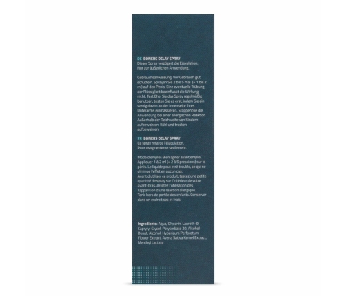 Boners Delay Spray 15ml - Prolonged Action Formula, Discreet Size