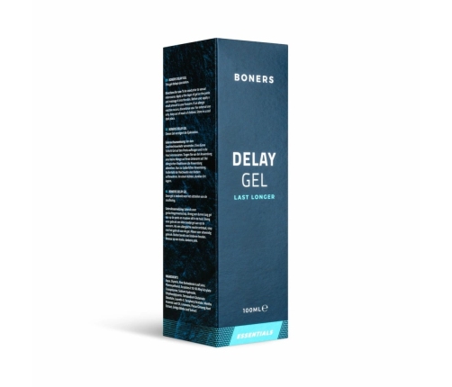 Boners Delay Gel 100ml - Intimate Prolonging Formula with Natural Extracts