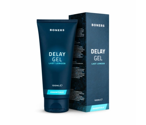 Boners Delay Gel 100ml - Intimate Prolonging Formula with Natural Extracts