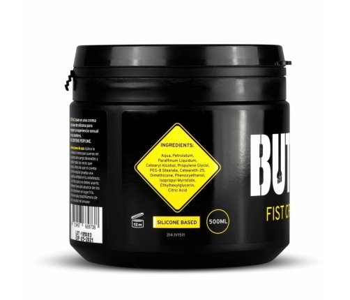 BUTTR Fisting Cream 500ml - Fragrance-Free Intimate Care Formula