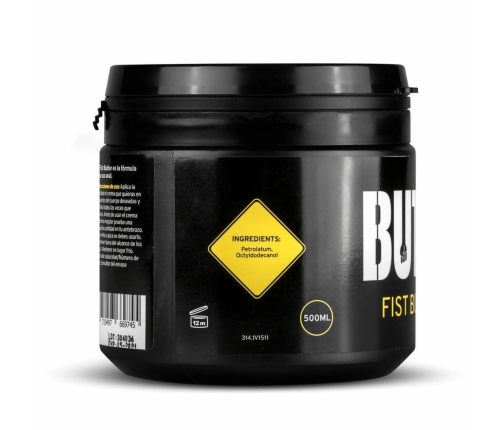 BUTTR Fisting Butter 500 ml - Long-Lasting Thick Lubricant Jar