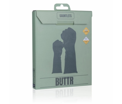 BUTTR Gauntlets Extra Durable Latex Protective Gloves Black