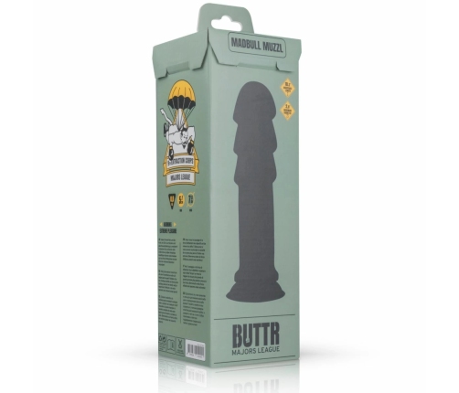 BUTTR MadBull Muzzl XXL Model with Suction Base, Black 33 cm