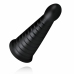 BUTTR Devil Dog Silicone Large Ribbed Anal Plug Black XXL