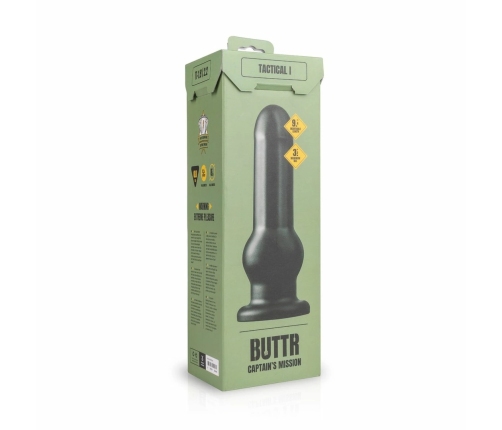 BUTTR Tactical I Model Large Suction Cup Black 27 cm Intimate Device
