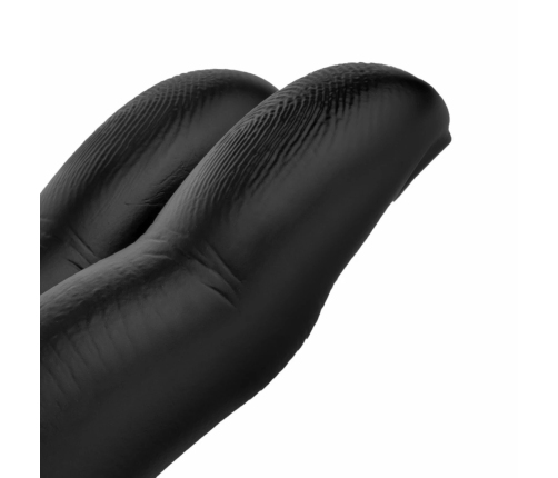 BUTTR Victory Double Finger Silicone Plug - Ergonomic Black Model