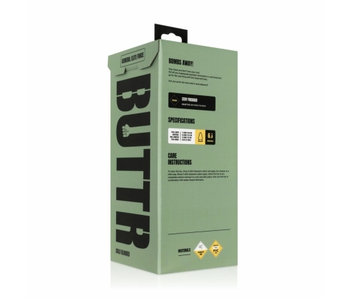 BUTTR Cold Blooded Scaled Anal Model Large 15.2 cm - Textured Surface