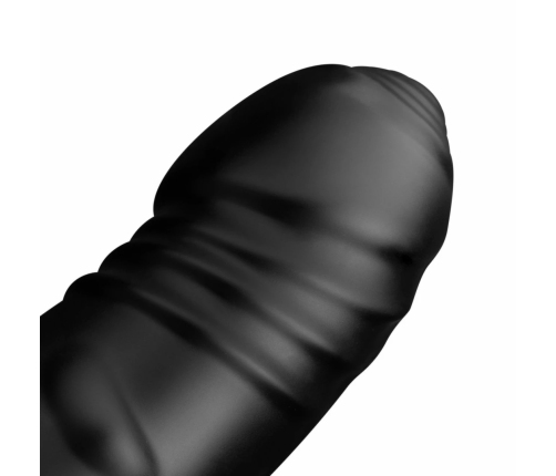 BUTTR Black Hawk Curved Model with Textured Surface, Black, Large Size