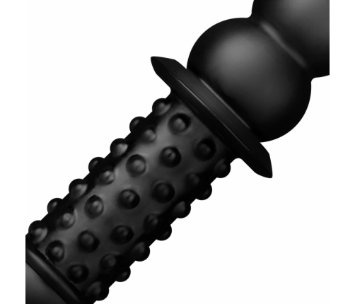 BUTTR Akimbo Dual-Ended Beaded & Ribbed Silicone Intimate Wand 36 cm