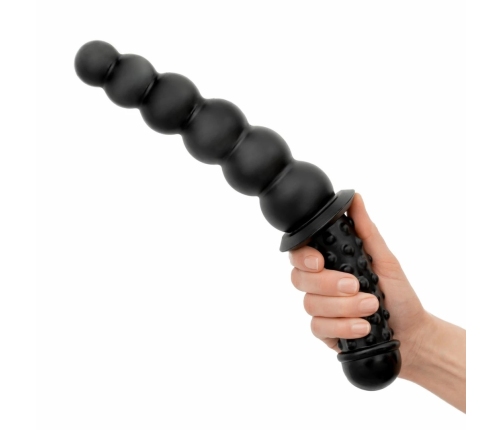 BUTTR Akimbo Dual-Ended Beaded & Ribbed Silicone Intimate Wand 36 cm