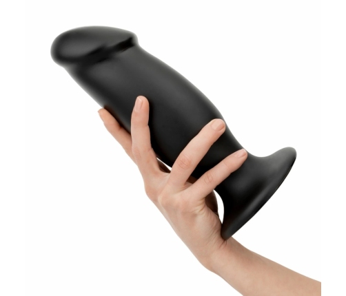 BUTTR AH-1 Cobra Intimate Plug PVC Black 15 cm with Secure Base