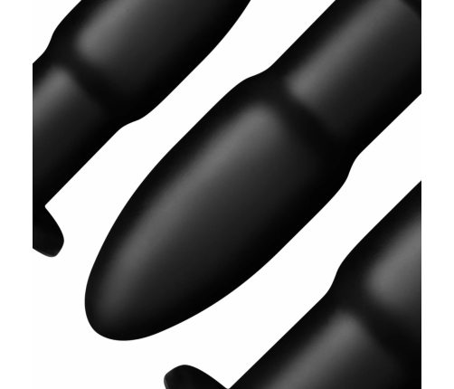 BUTTR Cluster Bombs Progressive Anal Plug Training Set 3 Sizes Black