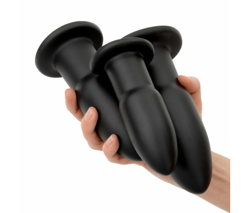 BUTTR Cluster Bombs Progressive Anal Plug Training Set 3 Sizes Black