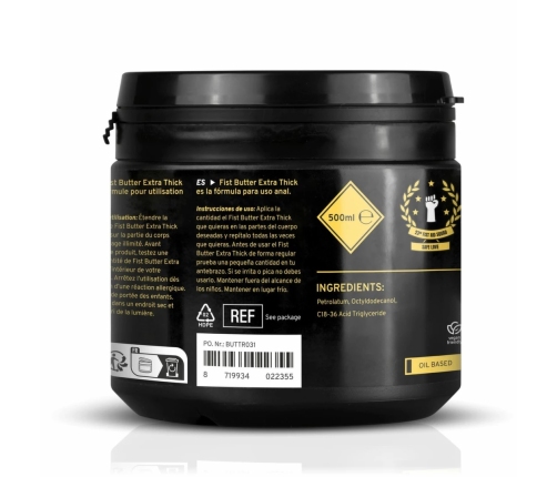 BUTTR Extra Thick Balm 500ml - Intensive Long-Lasting Formula