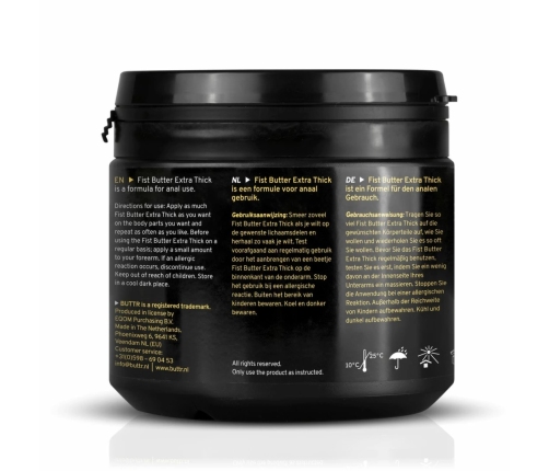 BUTTR Extra Thick Balm 500ml - Intensive Long-Lasting Formula