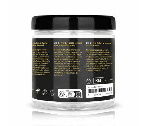 BUTTR Transparent Gel 500ml - Long-Lasting Non-Sticky Lubricating Formula