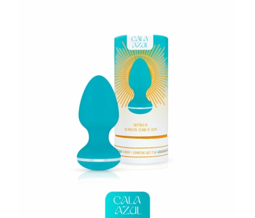 Cala Azul Blanca Vibrating Intimate Plug 10 Modes Waterproof USB Rechargeable