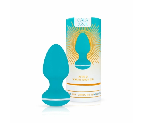 Cala Azul Blanca Vibrating Intimate Plug 10 Modes Waterproof USB Rechargeable