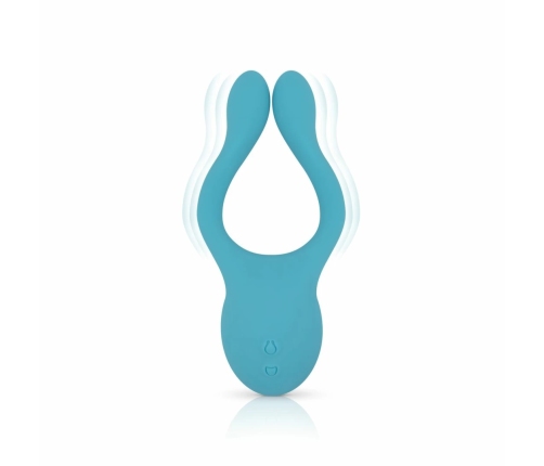 Cala Azul Dani Multi-Functional Partner Device, 10 Modes, Blue Silicone