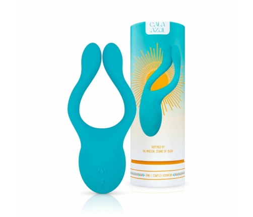 Cala Azul Dani Multi-Functional Partner Device, 10 Modes, Blue Silicone