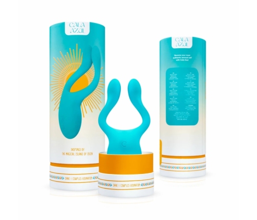 Cala Azul Dani Multi-Functional Partner Device, 10 Modes, Blue Silicone