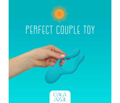 Cala Azul Dani Multi-Functional Partner Device, 10 Modes, Blue Silicone