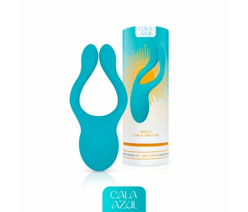 Cala Azul Dani Multi-Functional Partner Device, 10 Modes, Blue Silicone